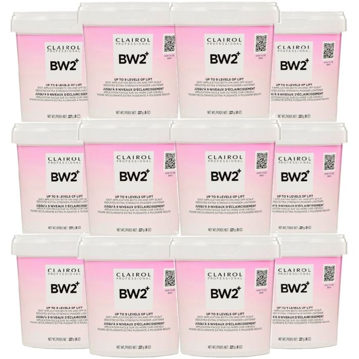 Clairol BW2+ Extra Strength Powder Lightener 8 oz [12 Pack]