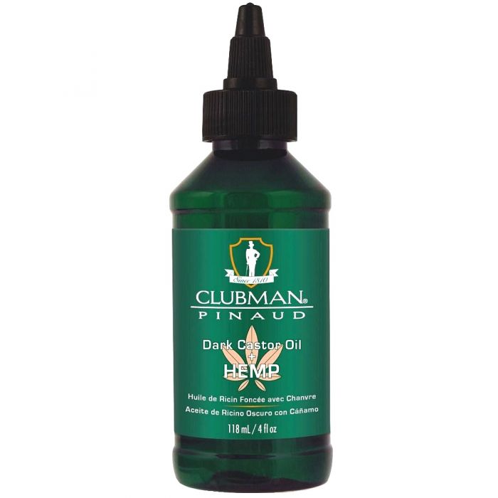 Clubman Pinaud Dark Castor Oil + Hemp Oil 4 oz