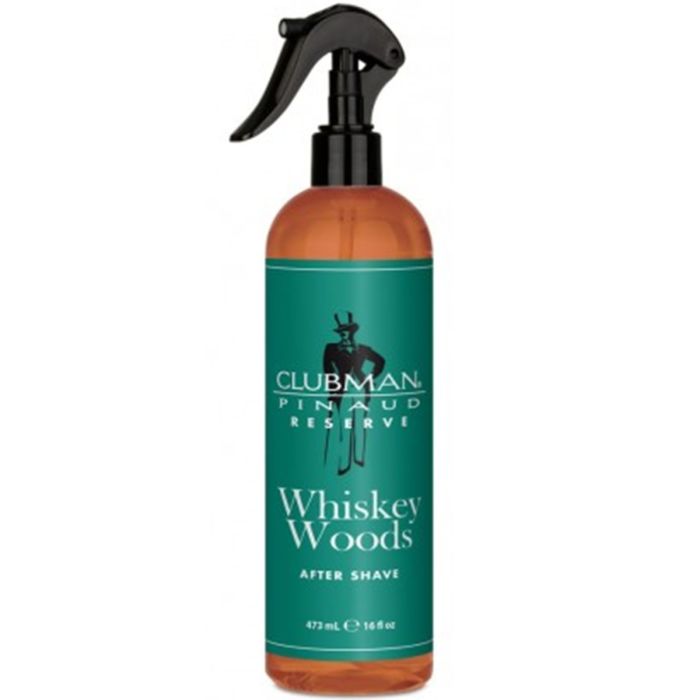 Clubman Reserve Whiskey Woods After Shave Lotion Spay 16 oz