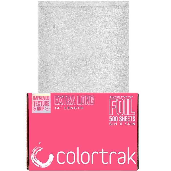 Colortrak Extra Long Pop-Up Foil Silver (5" x 14") - 500 Sheets #7123