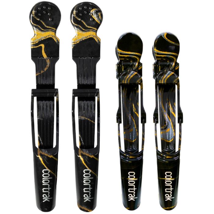 Colortrak Midnight Lux Croc Clips - 4 Pack #7141-LUX