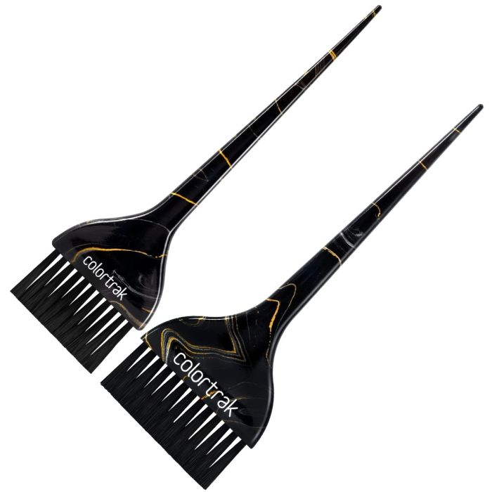 Colortrak Midnight Lux Firm Bristle Brushes - 2 Pack #7148-LUX