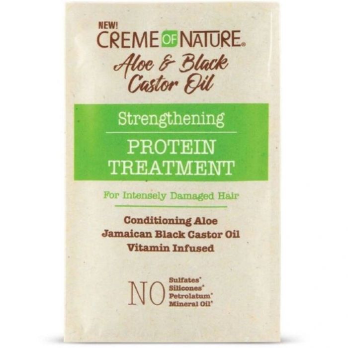 Creme of Nature Aloe & Black Castor Oil Strengthening Protein Treatment 1.5 oz
