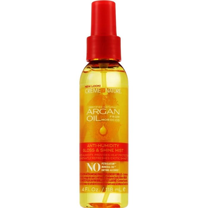 Creme of Nature Argan Oil Anti-Humidity Gloss & Shine Mist 4 oz