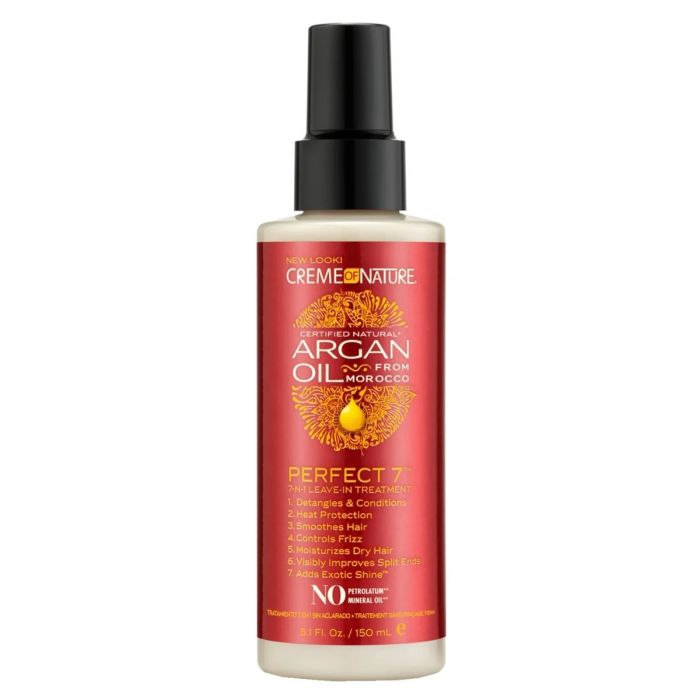 Creme of Nature Argan Oil Perfect 7 7-N-1 Leave In Treatment 4.23 oz