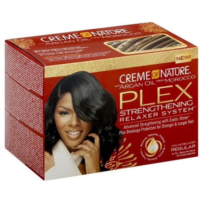 Creme of Nature Argan Oil PLEX Straightening Relaxer System Regular - 1 Application