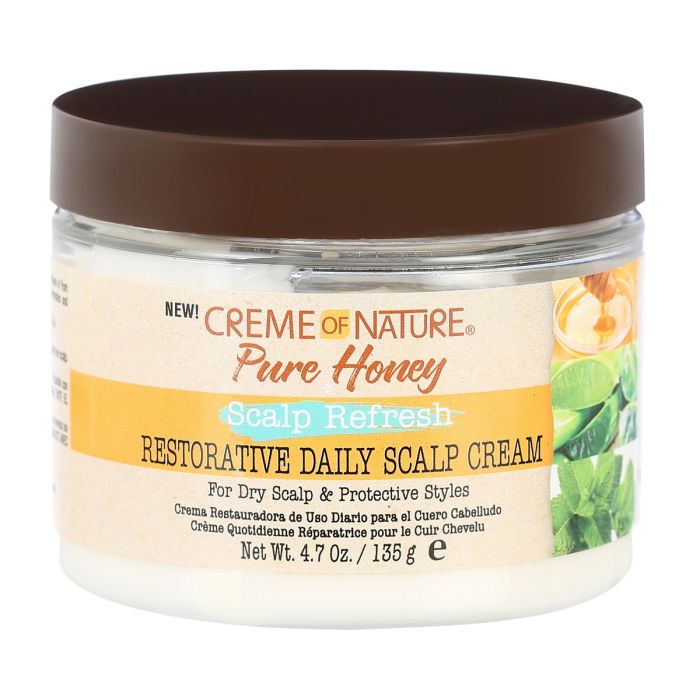 Creme of Nature Pure Honey Scalp Refresh Restorative Daily Scalp Cream 4.7 oz