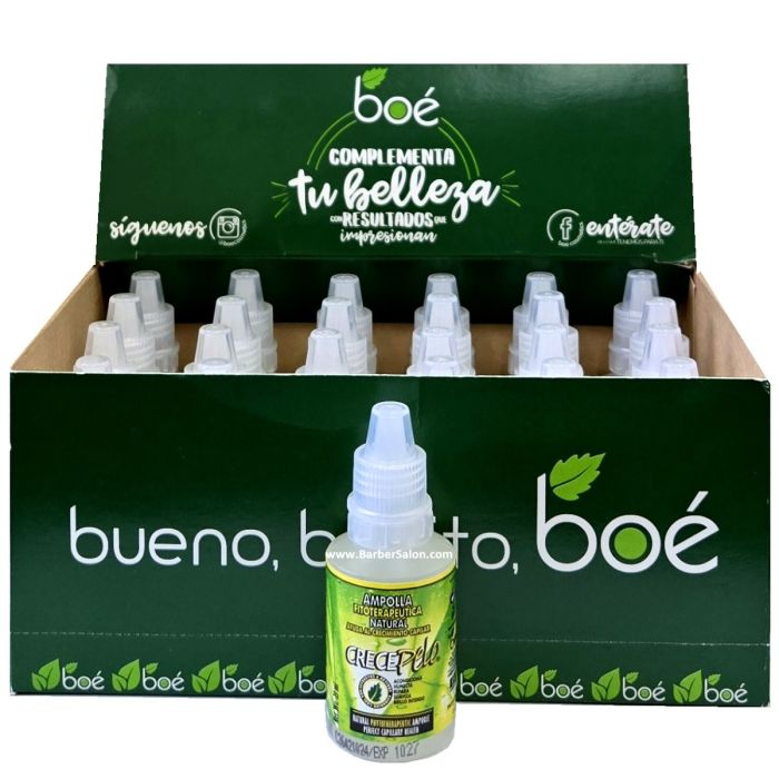 Boe Crece Pelo Natural Phitoterapeutic Amples 23ml - 24 Vials