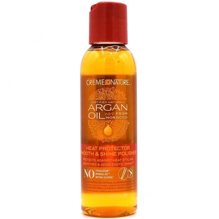 Creme of Nature Argan Oil Heat Defense Smooth & Shine Polisher 4 oz