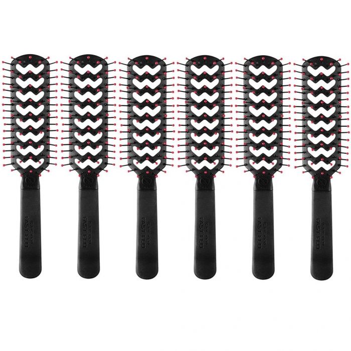 Cricket Static Free Fast Flo Black Brush #5511832 - 6 Pack