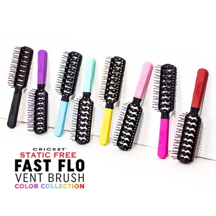 Cricket The Original Static Free Fast Flo Vent Brushes [COLLECTION]