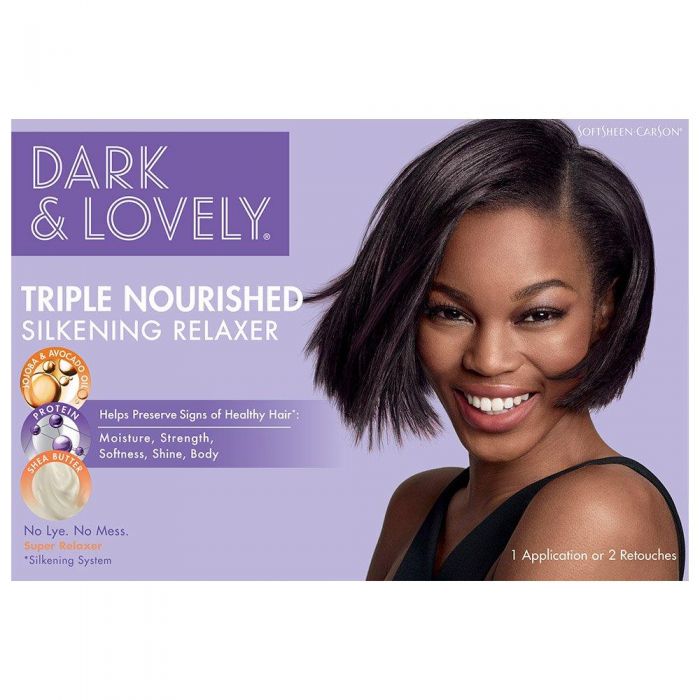Dark & Lovely Triple Nourished Silkening Relaxer Super - 1 Application