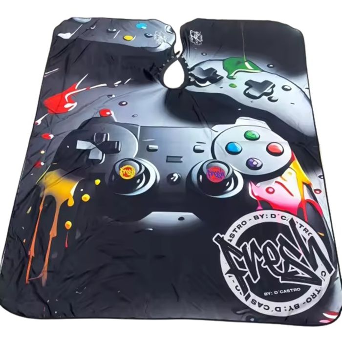 Fresh by D'Castro Barber Capes - Gamer Love [2 Type Options]