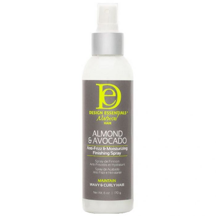 Design Essentials Natural Almond & Avocado Anti-Frizz & Moisturizing Finishing Spray 6 oz