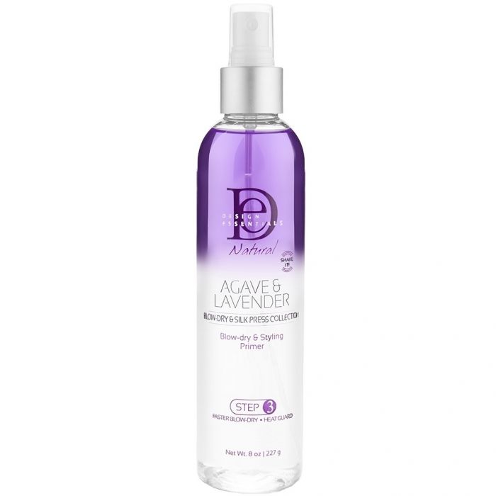 Design Essentials Agave & Lavender Moisturizing Blow-Dry & Style Primer 8 oz