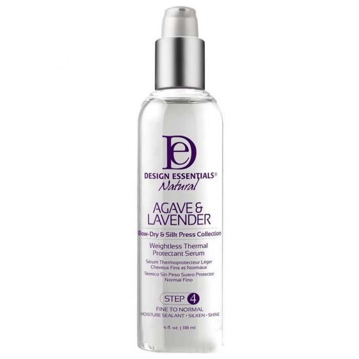 Design Essentials Agave & Lavender Weightless Thermal Protectant Serum 4 oz