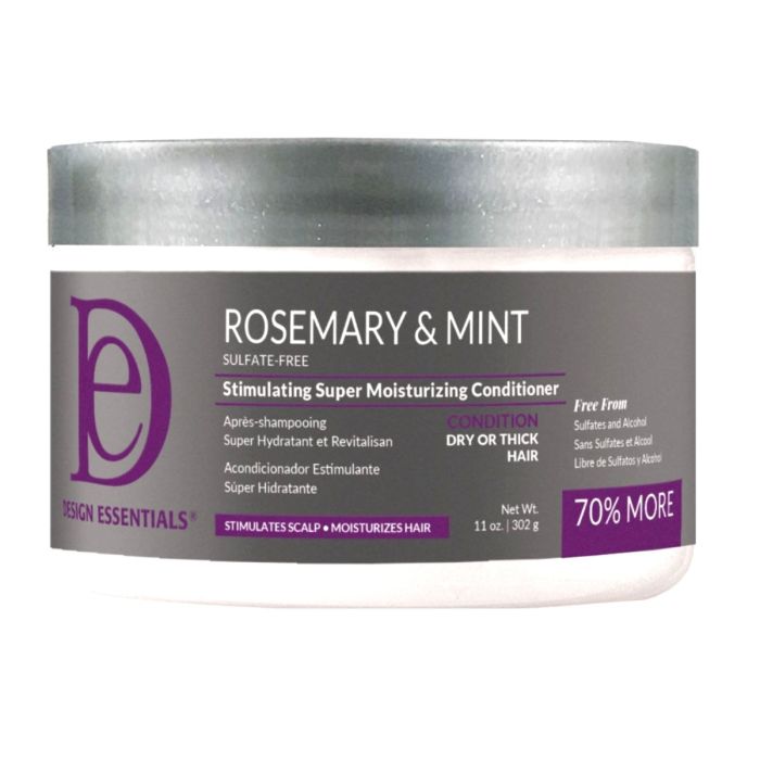 Design Essentials Rosemary & Mint Stimulating Super Moisturizing Conditioner Jar [70% BONUS] 11 oz
