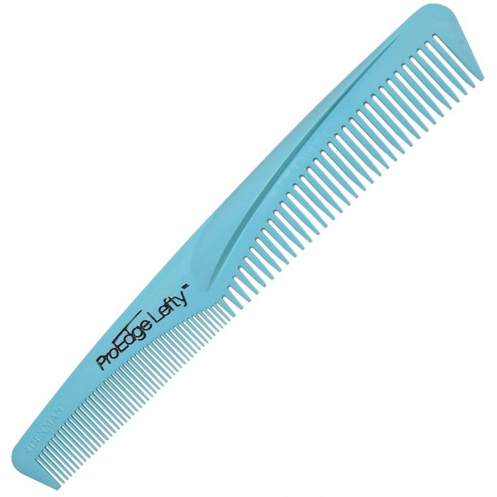 Denman ProEdge Cutting Comb 'Lefty' - Blue #DPE01BLE