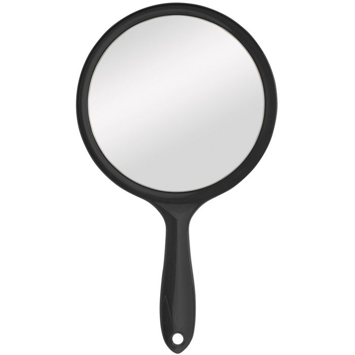 Diane 2-Sided Handheld Mirror Black -1X & 5X Magnification #D1016