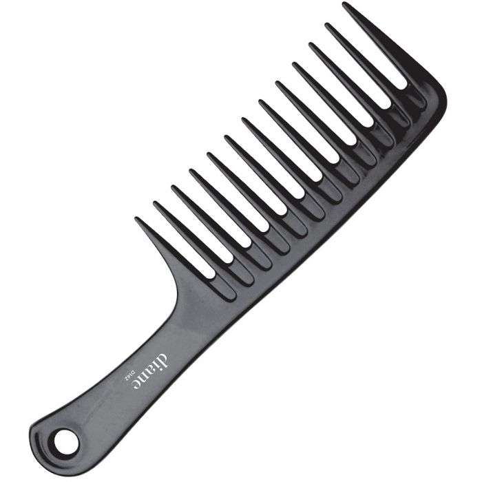 Diane Wide Tooth Detangle Comb 9-3/4" - Black #D142