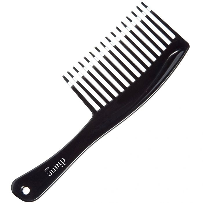 Diane Tall Tooth Detangle Comb 8-3/4" - Black #D145