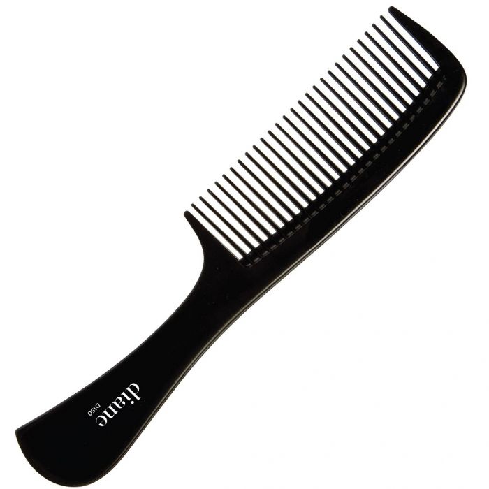 Diane Handle Detangle Comb 8" - Black #D150