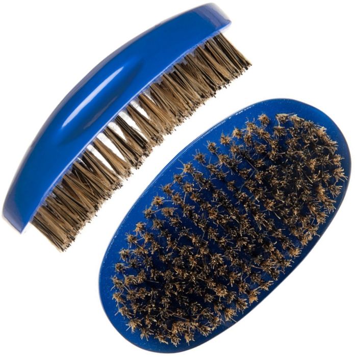 Diane Curved Prestige Reinforced Military Wave Brush - Blue / Hard #D1742