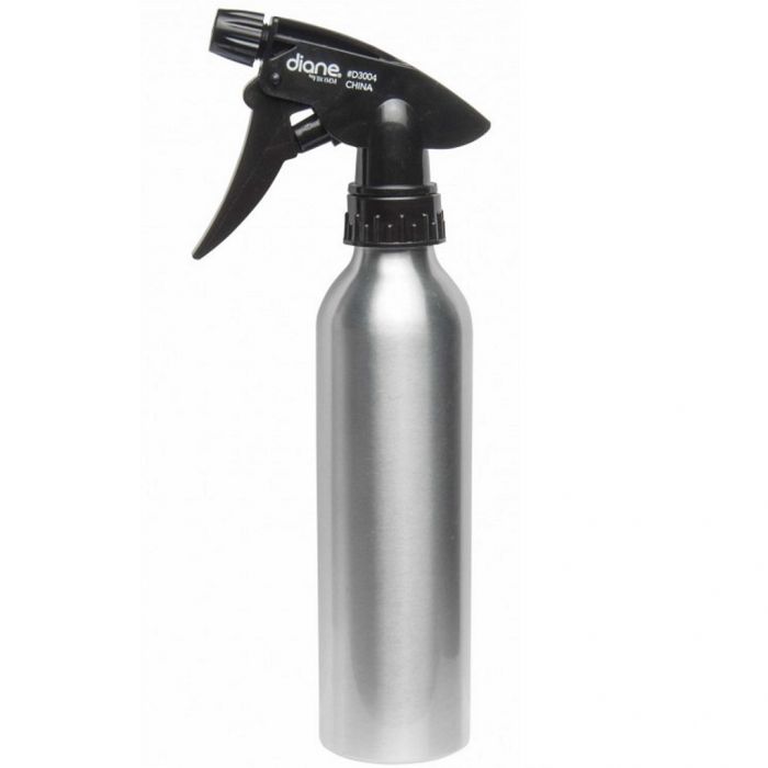 Diane Aluminum Spray Bottle - SIlver 8 oz #D3004