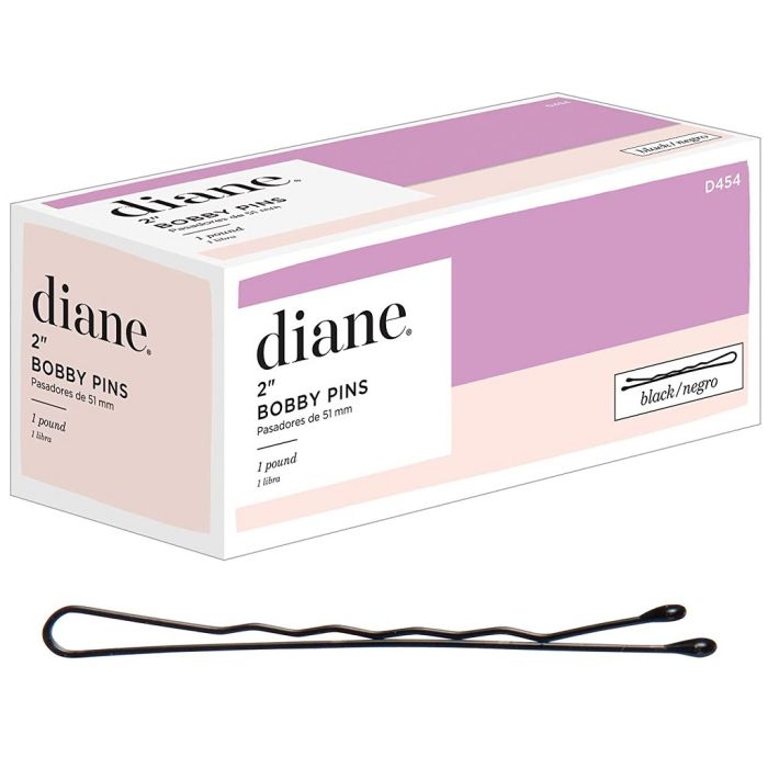 Diane 1 Pound Bobby Pins 2" - Black #D454