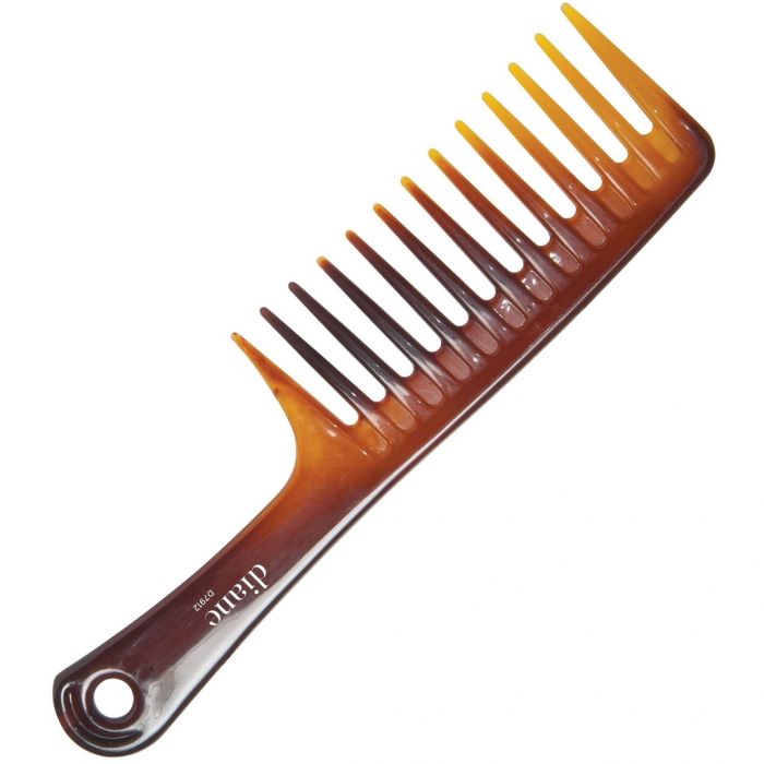 Diane Tortoise Wide Tooth Detangle Comb 9-3/4" #D7912