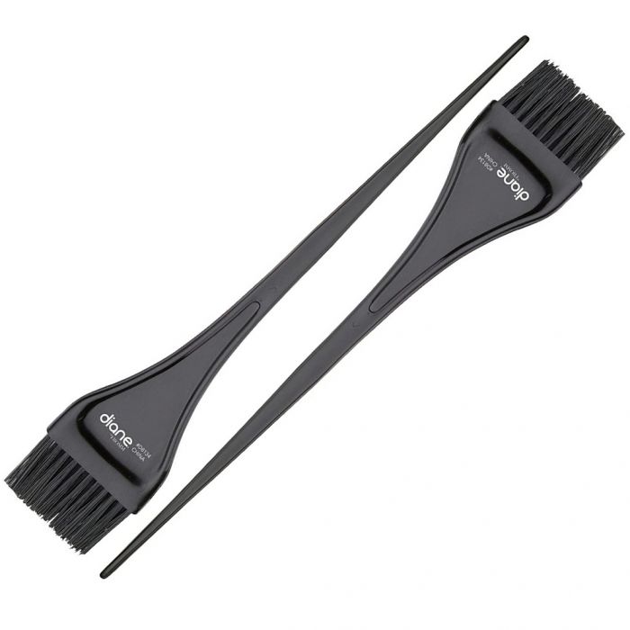 Diane Color Brush Set 1-3/8" Black - 2 Pack #D8134