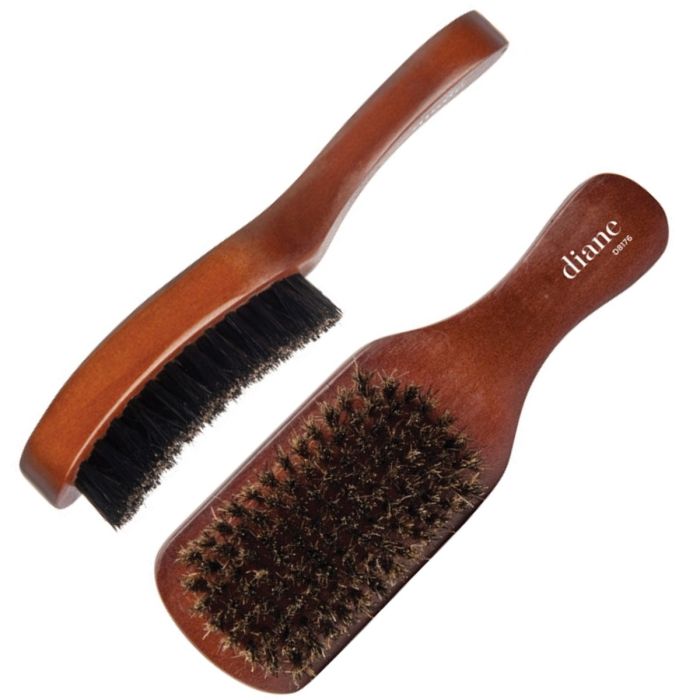 Diane Curved Reinforced Boar Club Wave Brush - Medium #D8176