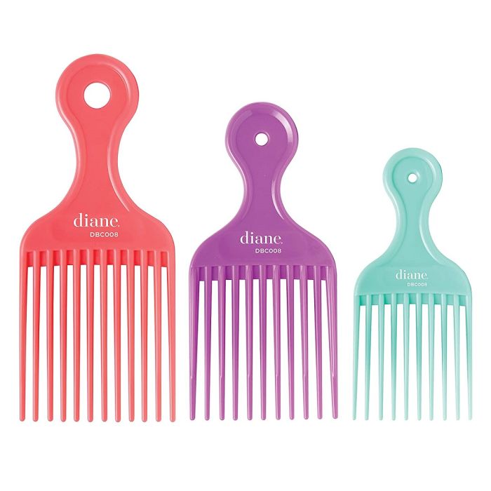 Diane Assorted Lift Combs 3 Pack #DBC008