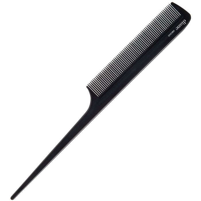 Diane Ionic Rat Tail Comb 8" - Black #DBC043