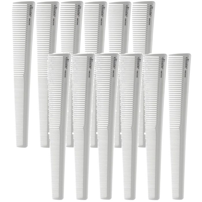 Diane Barber Comb 7-1/4" - Grey #DBC045 [12 Pack]