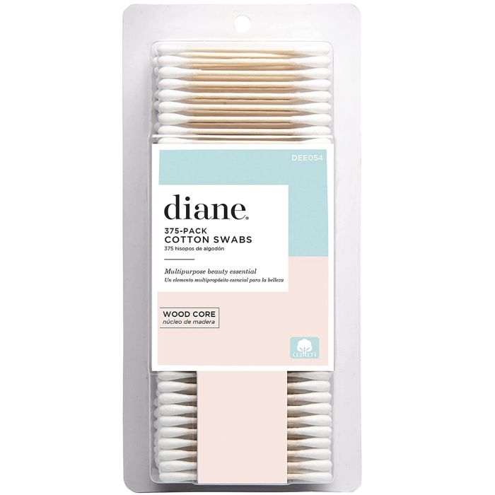 Diane Cotton Swabs - 375 Pack #DEE054