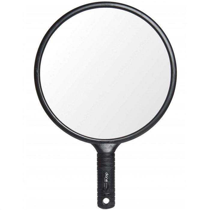 Diane Round Mirror Black #DEM006