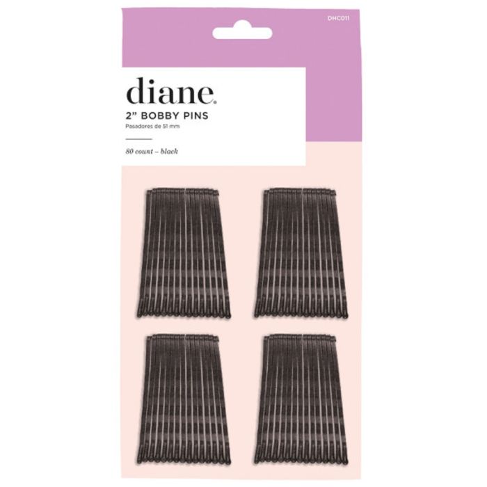 Diane Bobby Pins 2" Black - 80 Count #DHC011