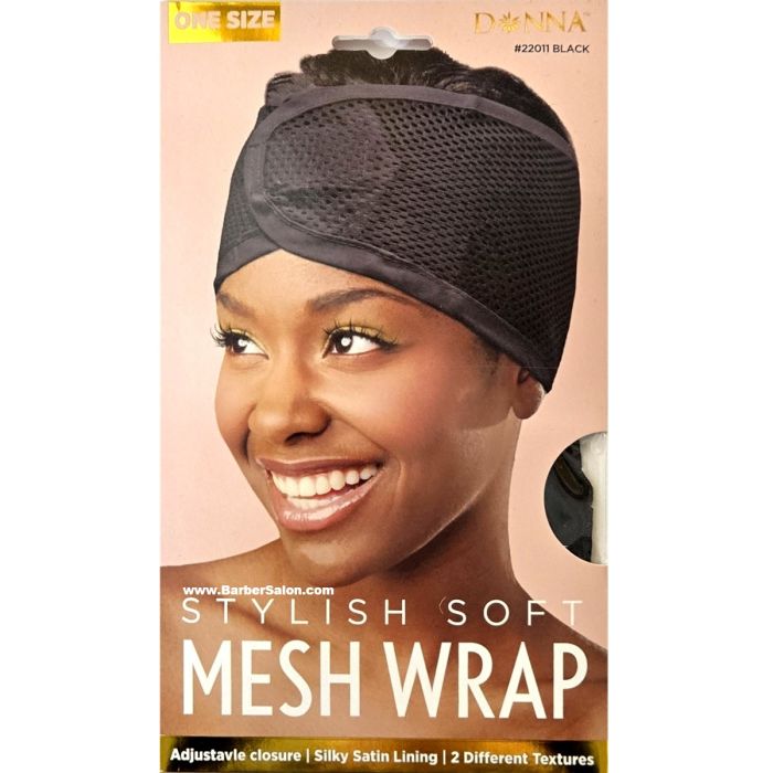 Donna Premium Collection Soft Mesh Wrap - Black #22011
