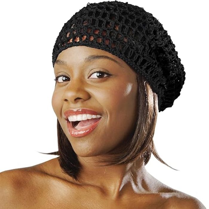 Donna Premium Collection Real Thick Hair Net - Black #22041