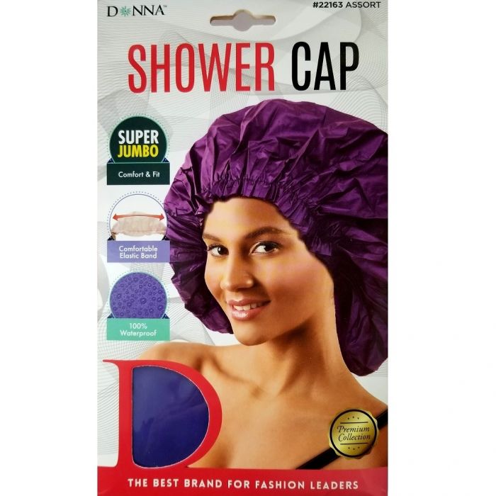 Donna Premium Collection Shower Cap Super Jumbo - Assorted #22163