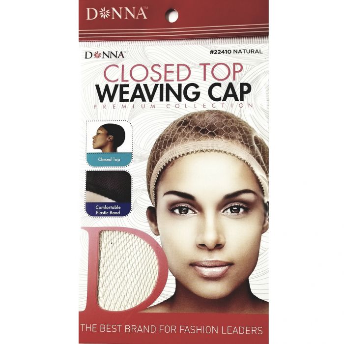 Donna Premium Collection Closed Top Weaving Cap - Natural #22410