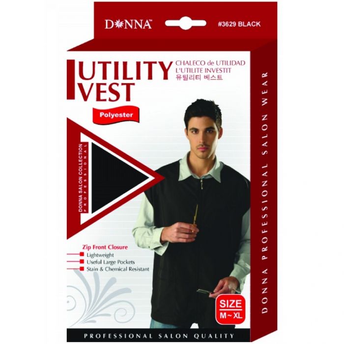 Donna Utility Vest - Black #3629