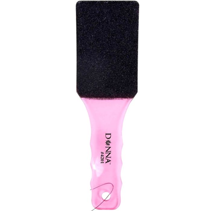 Donna Curved Foot File Double Sided - Assorted Colors #4201