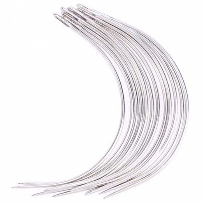 Donna C-Round Curved Weaving Needle Jumbo - 12 Pack #BE-0084