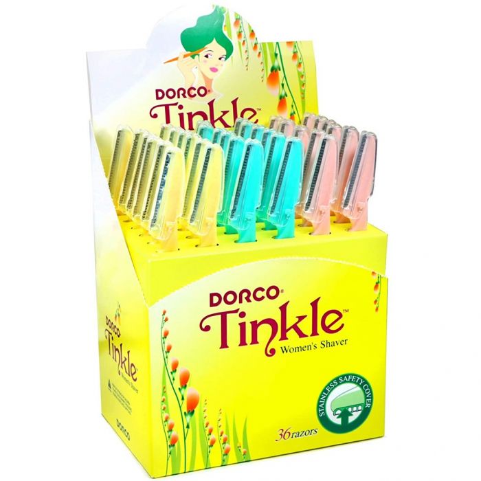 Dorco Tinkle Eyebrow Razors - 36 Pack 