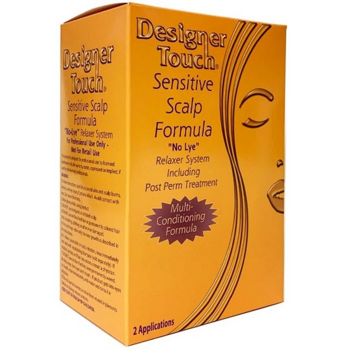 Designer Touch Sensitive Scalp Relaxer Kit - 2 Applications