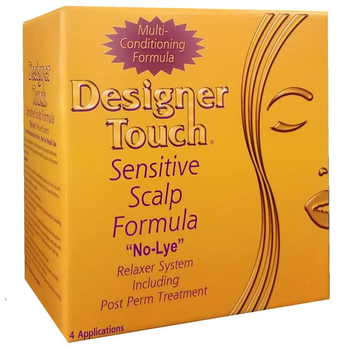Designer Touch Sensitive Scalp Relaxer Kit - 4 Applications