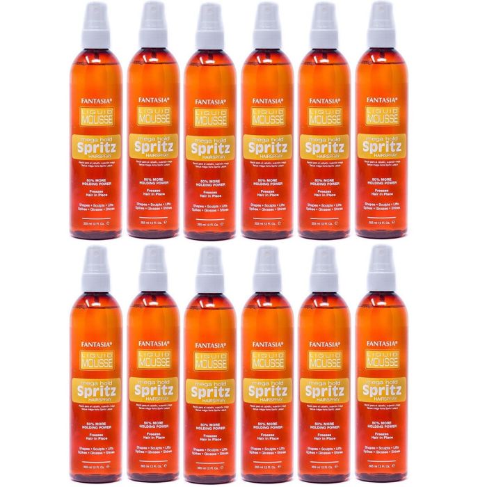 Fantasia Liquid Mousse Spritz - Mega Hold 12 oz - 12 Pack