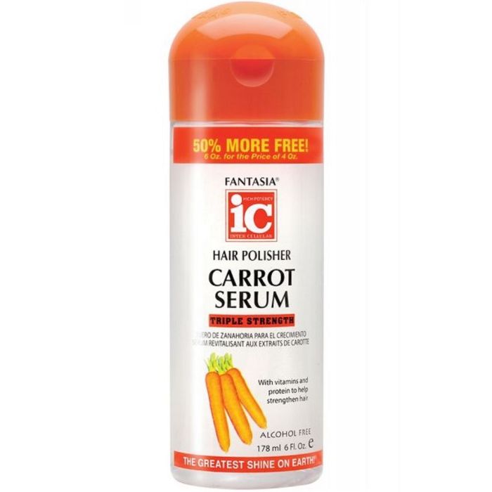 Fantasia IC Hair Polisher Carrot Growth Serum 6 oz